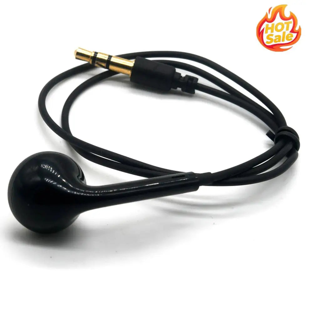 Single Side Wired Earbud Walkie Talkie Mono Headphone Anti-noise Ear Protective Device Teamwork Surveillance Accessory Oasis Select