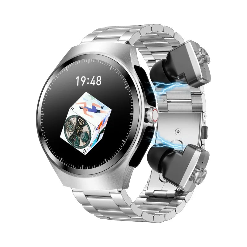 Music Smartwatch With Built-in Headphones 1.43-inch AMOLED HD Screen Heart Rate Health Monitoring Men's Watch Women Sports Modes Oasis Select SVSV3M