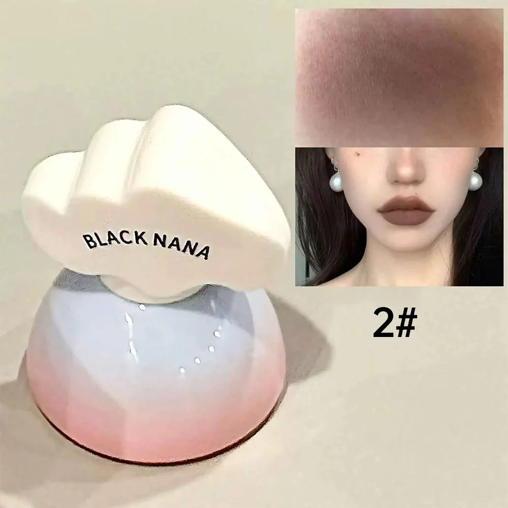 Portable Cloud Cap Cream Blush Hydrating Longwear Blendable Cheek Tint Multifunctional Face Blush Makeup for Women Oasis Select 02