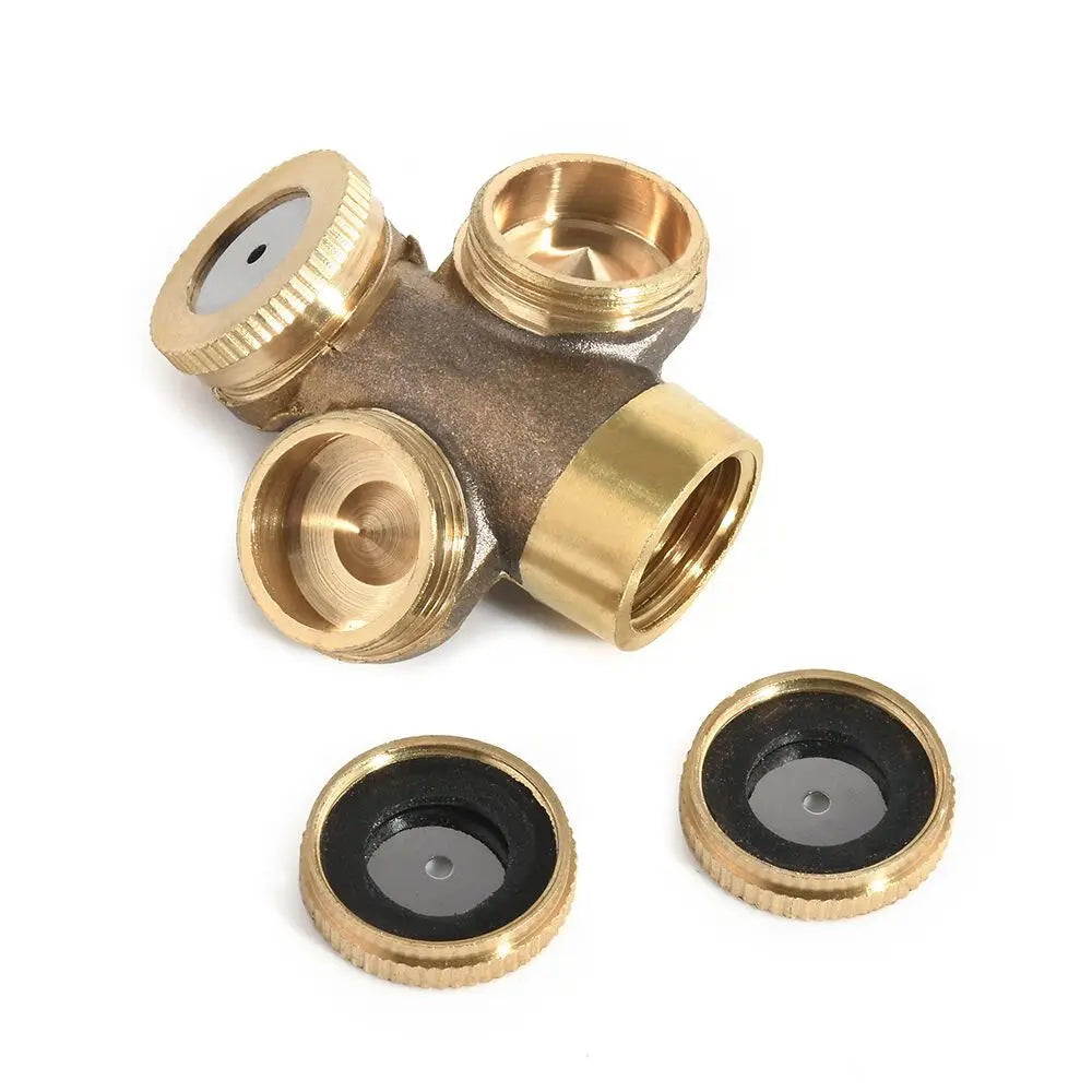 1/2/3/4 Holes Agricultural Connector Lawn Watering Cool Dust Irrigation System Spray Nozzle Garden Tools Misting Sprinklers Oasis Select