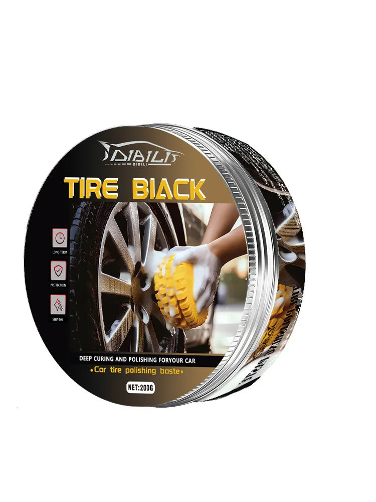 Car Tire Blackening & Plastic Polishing Maintenance Wax