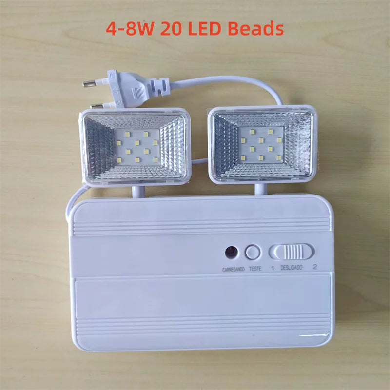 SHINEKNOT Dual-Head LED Emergency Light | Rechargeable