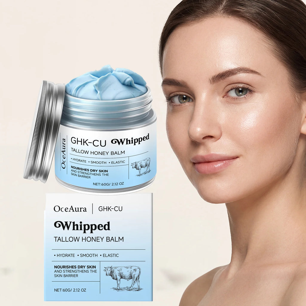OceAura Copper Peptides Beef Tallow Honey Moisturizer Cream 60g Face Moisturizer Cream Oasis Select