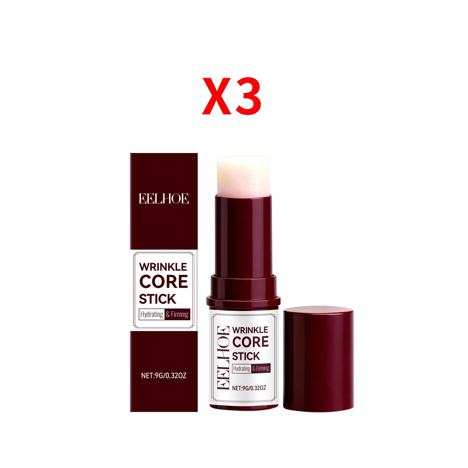 EELHOE Retinol Firming Face Stick – Moisturizer & Makeup Primer Retinol Face Stick Oasis Select 3pcs