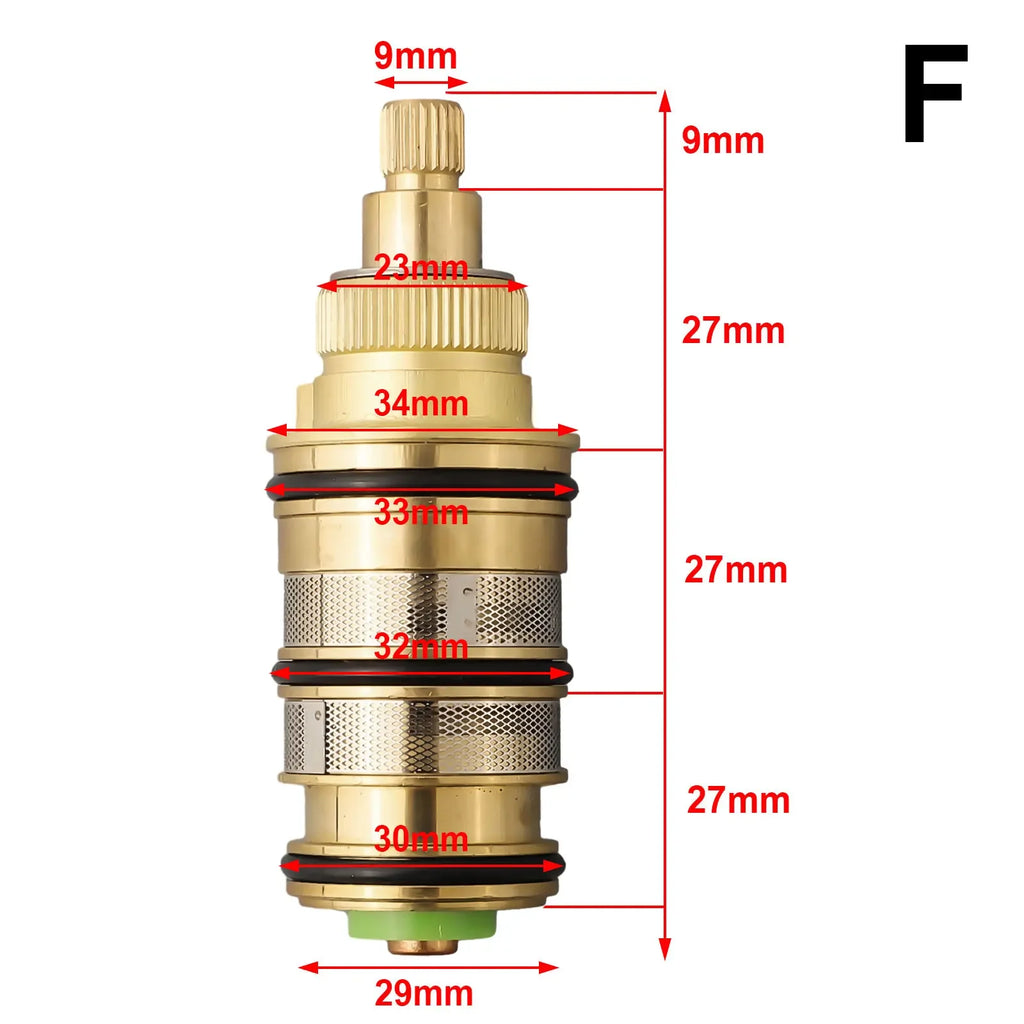 Brass Thermostatic Cartridge Temperature Control Valve Shower Bar Mixing Bathroom Accessories For Home Renovation High Quality Oasis Select F China Mainland