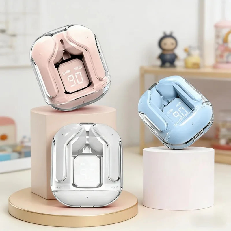 Original T2 TWS Transparent Wireless Bluetooth Headset HIFI Sound Wireless Earphones Quality Bluetooth for all smartphones Oasis Select