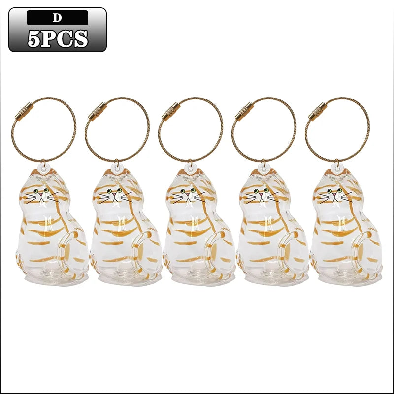 Cat Hair Keepsake Keychain | Pet Fur Storage Pendant Gift