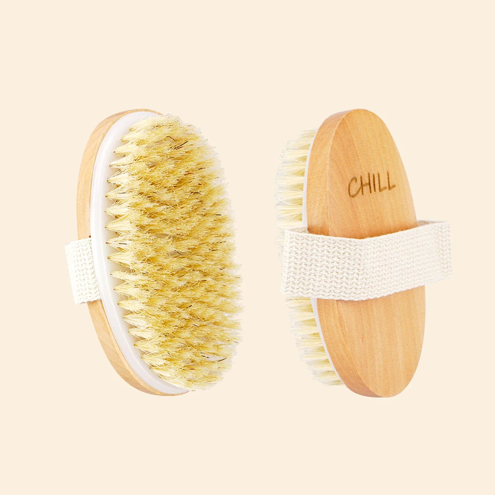 Boar Bristle Beard & Body Brush – Wooden Handle Men's Grooming Beard Grooming Brush Oasis Select SS04-BAT-010