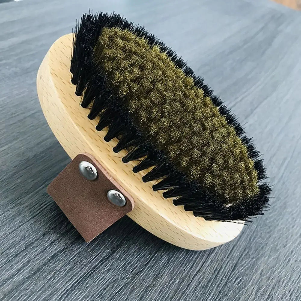 Wood Copper Wire Dry Body Brush – Exfoliating & Massage