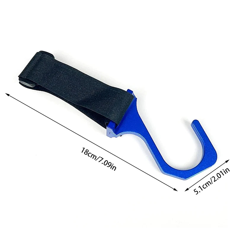 Aluminum Steering Wheel Hook With Adjustable Nylon Strap, Car Mounted Modification Oasis Select