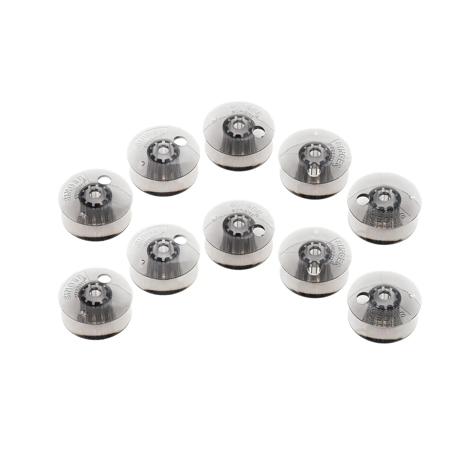 10Pcs/set 359838-900 Plastic Sewing Bobbin Fits for Singer Inspiration Sewing Machines Bobbins 4205,4206,4210,4212,4220, 4228 Oasis Select
