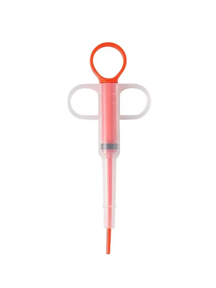 1PC Pet Propulsive Silicone Drug Feeder Tablet Liquid Comfortable Dog And Cat Universal Safe, Easy To Clean And Use Repeatedly Oasis Select Red