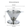 Reusable Stainless Steel Pour Over Coffee Filter | Paperless Dripper