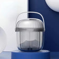Pill Box Organizer Portable Pill Case for Travel Vitamin Fish Oils Holder Container Medicine Storage Box Oasis Select L-Gray