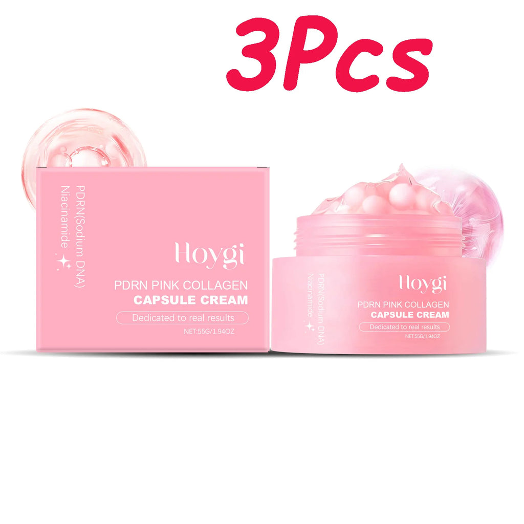 Moisturizing Collagen Capsule Cream Hydrating Firming Anti-Aging Niacinamide Even Skin Tone Brightening Facial Skin Oasis Select 3 x 55g Boxed