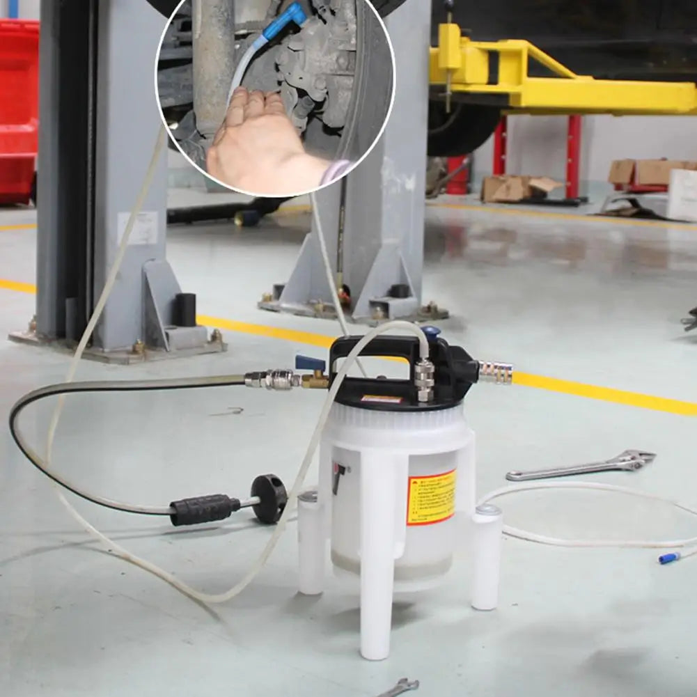 Car Brake Fluid Oil Exchange Pump with 50cm Oil Pumping Hose Empty Drained Oil Bleeder Auto Brake Oilling Connector Oil Filling Oasis Select