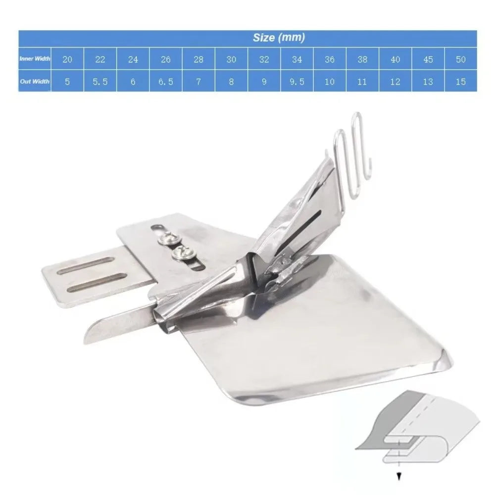 Steel Sewing Machine Hemming Device | Right-Angle Hem Folder