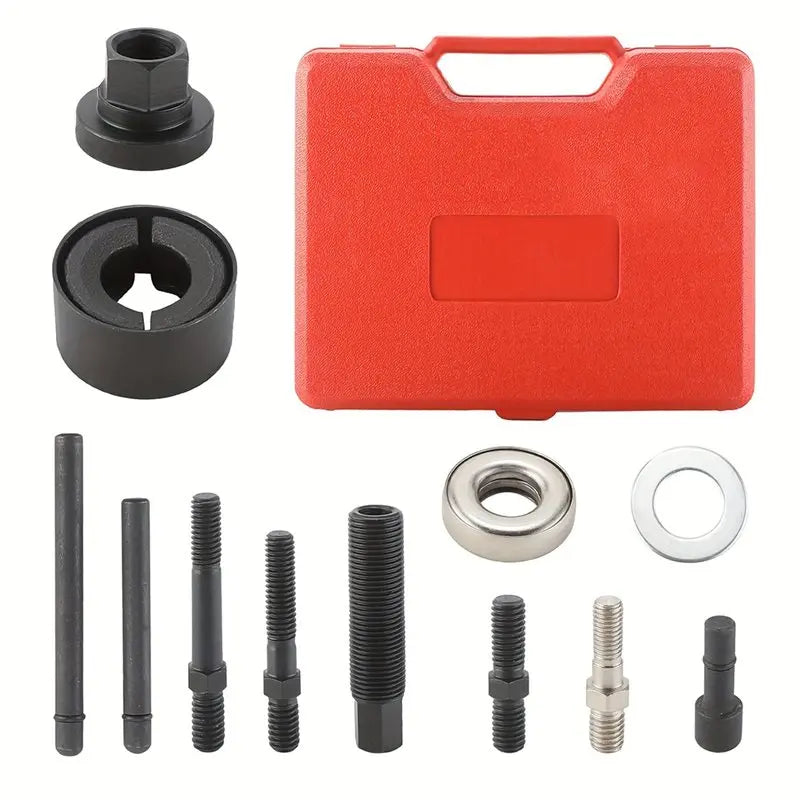 ~WISH For Water Pump Vacuum Pump Pulley Removal Tool- Power Steering Pulley Puller Installer Kit For Most Engines Oasis Select As Shown