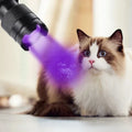 Wavelength Violet Flashlight UV LED Portable Flashlight 395nm Black Light Pet Urine Scorpion Feminine Hygiene Detector Torch Oasis Select SK68 UV 395