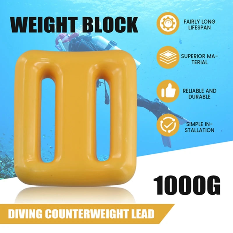 WISH Dive Weights For Scuba Diving Weight Belt Coated Lead Diving Weights Coated Dive Weights, Dive Belt Weights 1000G Oasis Select