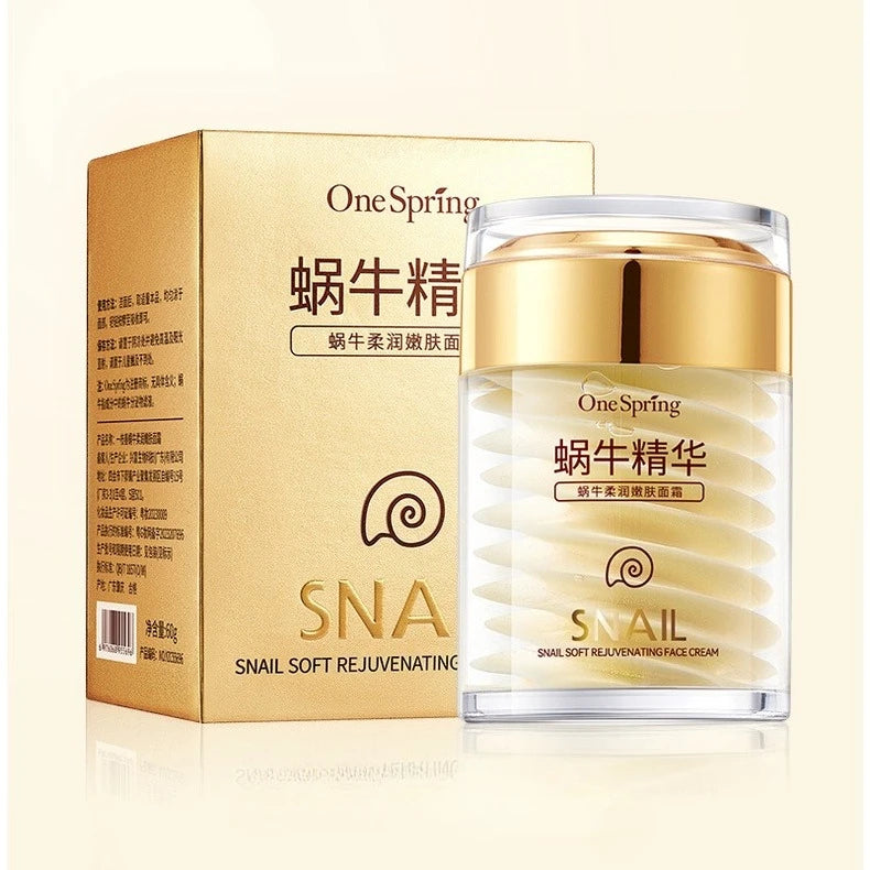Skincare Set Snail Collagen Cream Anti Aging Whiten Skin Face Cream Fade Dark Eye Circles Remove Eye Bags Eye Serum Oasis Select Snail Cream