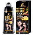 ROUSHUN Black Hair Dye Shampoo 420ml – Ginseng & Ginger 3-in-1