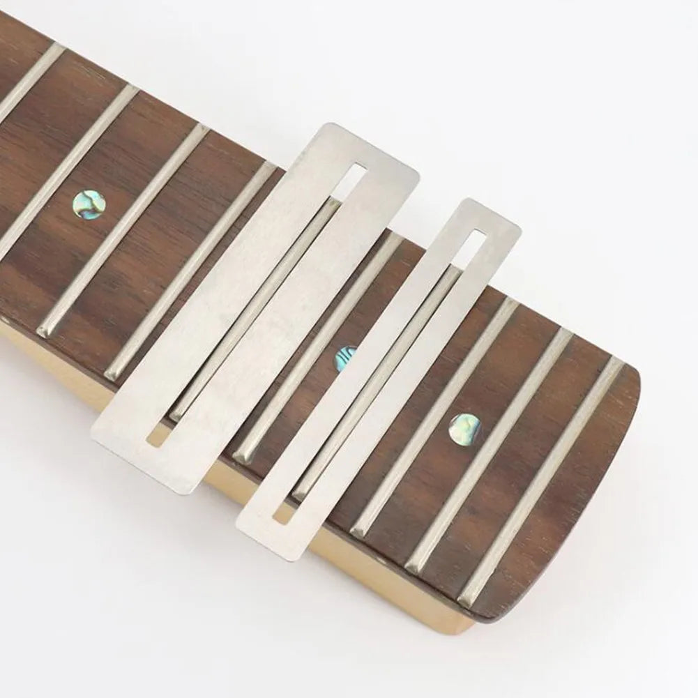 2 Pcs Guitar Fretboard Guard Fingerboard Protector Tool For Guitar Bass Luthier Tools Stainless Steel Bass Fingerboard Guard Oasis Select