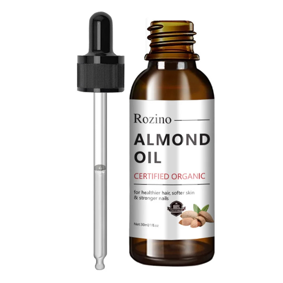 30ml Pure Sweet Almond Oil – Face, Body & Massage Carrier Oil