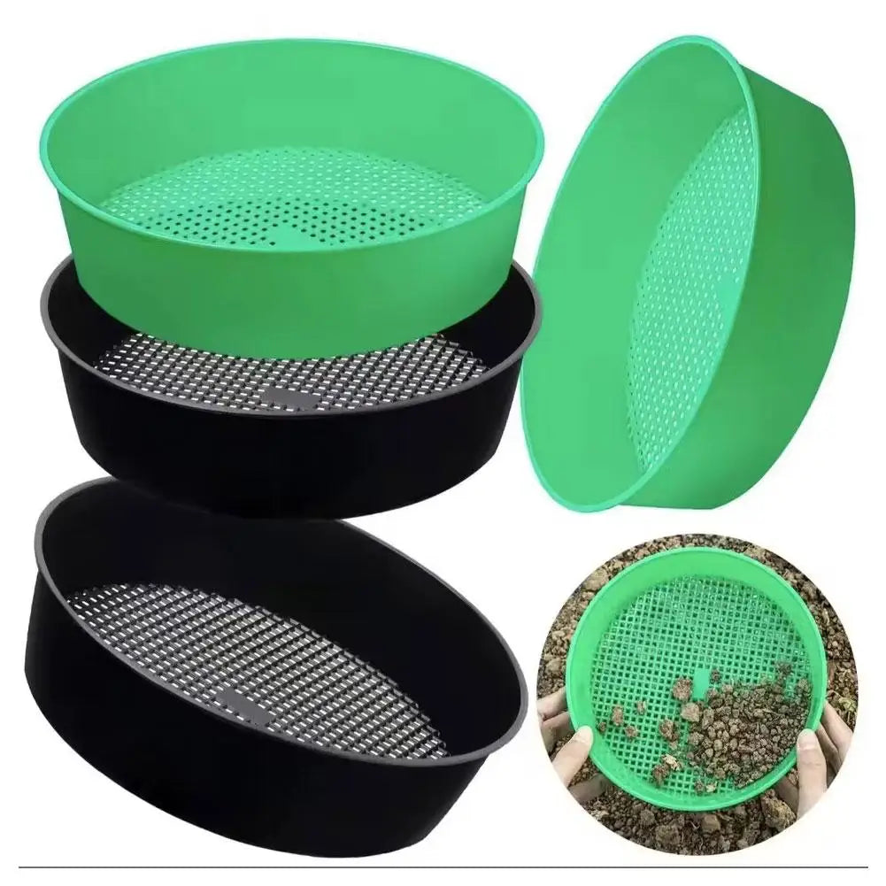 Plastic Garden Soil Sifter Sieve – Compost & Rock Separator