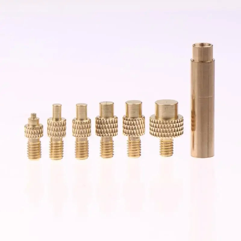 7/9/10Pcs Heat Insert Nut Iron Tip M2 M3 M4 M5 M6 M8 Brass Thread Embedded Kit Tool For Plastic 3D Printer Soldering Iron Oasis Select