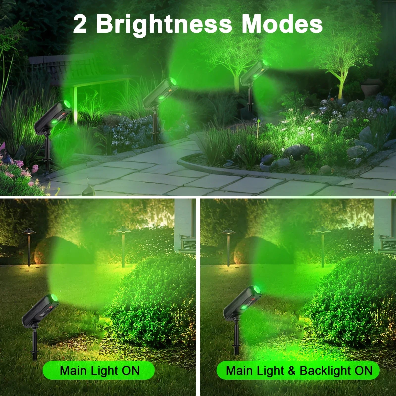 Solar LED Garden Spotlight IP65 | Wall & Ground Mount Uplight