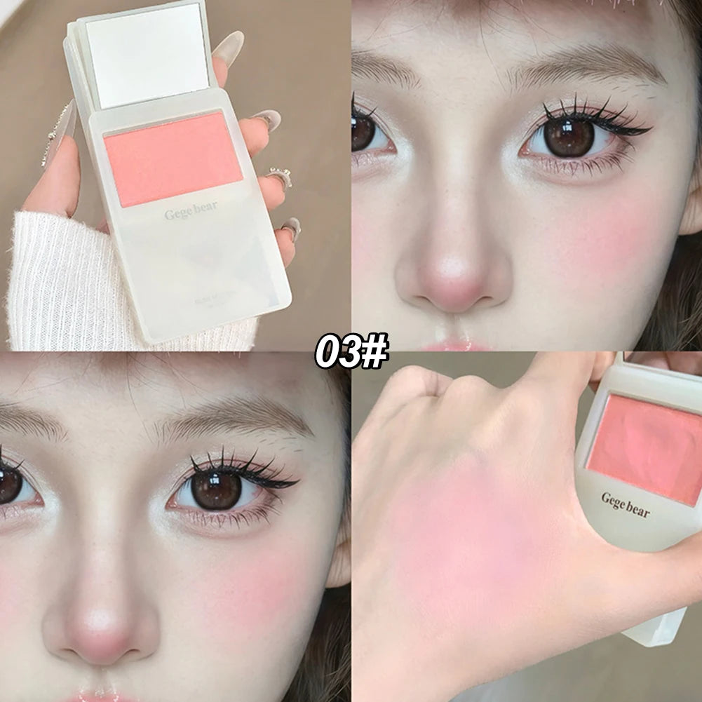 Floral Single Blush Low Saturation Matte Silky Texture Waterproof Sweatproof Long Lasting Daily Date Makeup Oasis Select 03