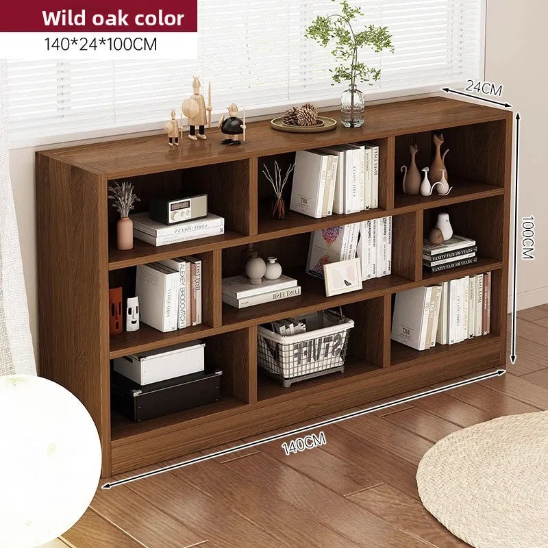 Bookshelf Bookcase Floor Shelf Home Living Room Study Combination Locker Bedroom Low Cabinet Oasis Select Field 140-100