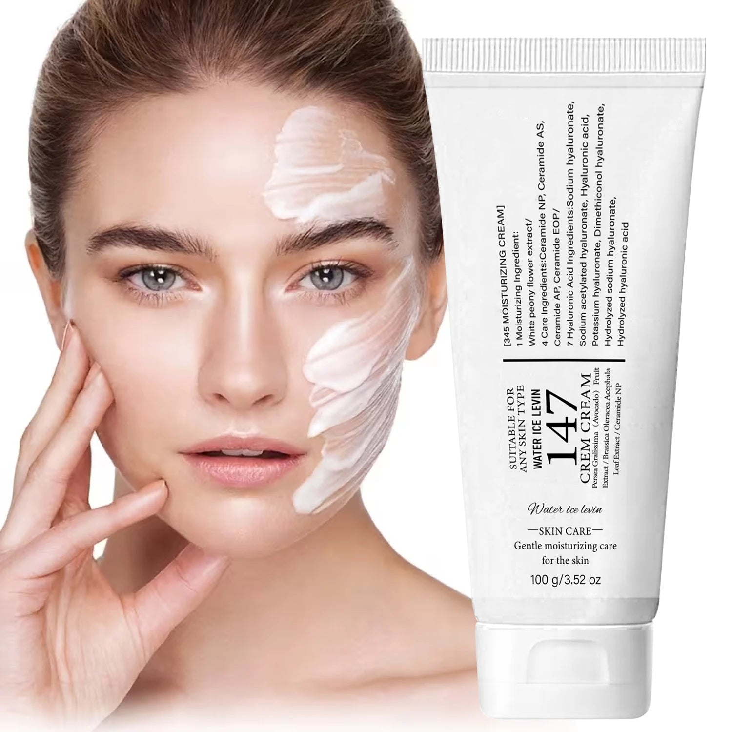 147 Moisturizing & Firming Face Cream – Hyaluronic Acid & Aloe Face Moisturizer Cream Oasis Select