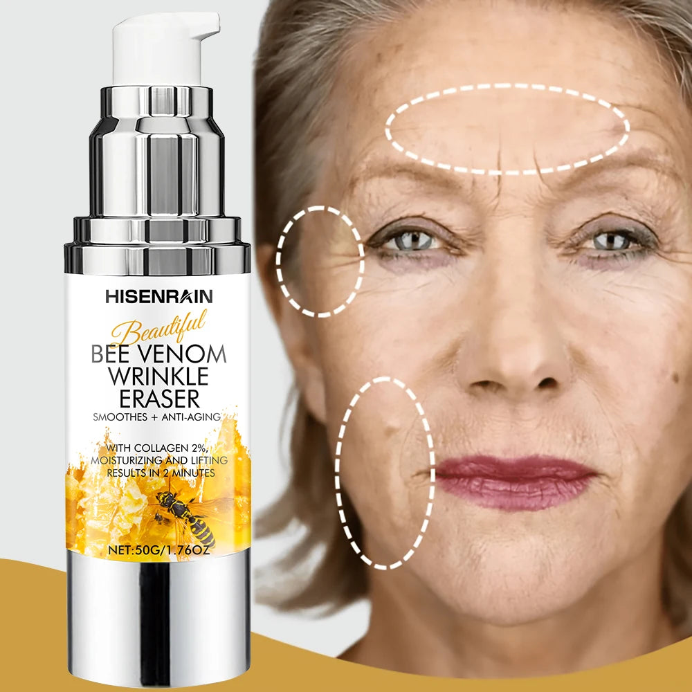 HISENRAIN Bee Venom Anti-Wrinkle Firming Face Cream 50g Anti-Wrinkle Face Cream Oasis Select
