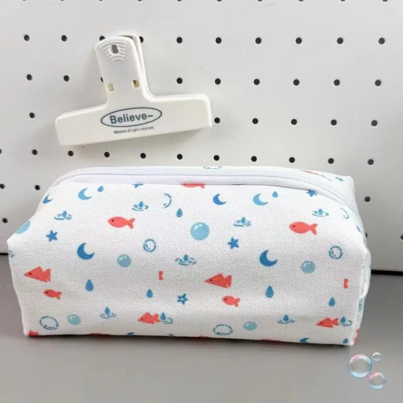 Graffiti Pencil Case Large Capacity Soft Pen Pouch Wear Resistant Stationery Bag for Kids Students School Office Use Oasis Select A2