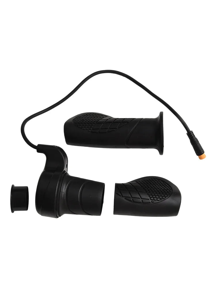 12-72V Throttle Electric Bike Throttle Voltage Compatibility Waterproof Connector Wear-resistant Grip Versatile Voltage Throttle Oasis Select A