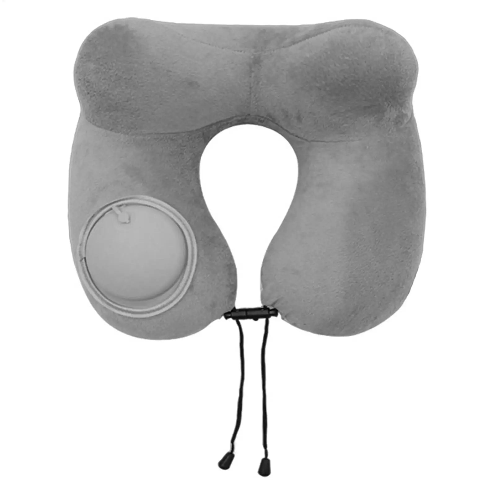 Travel Neck Pillow Inflatable U Shape Neck Support Pillow Plush Sleeper for Travel Sleeping Napping Bedroom Airplane Office Oasis Select