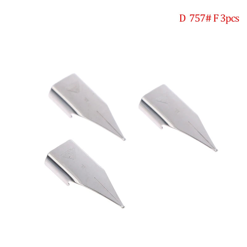 3-Pack 757 Fountain Pen Nibs – EF, F & M Tips | Art & Writing