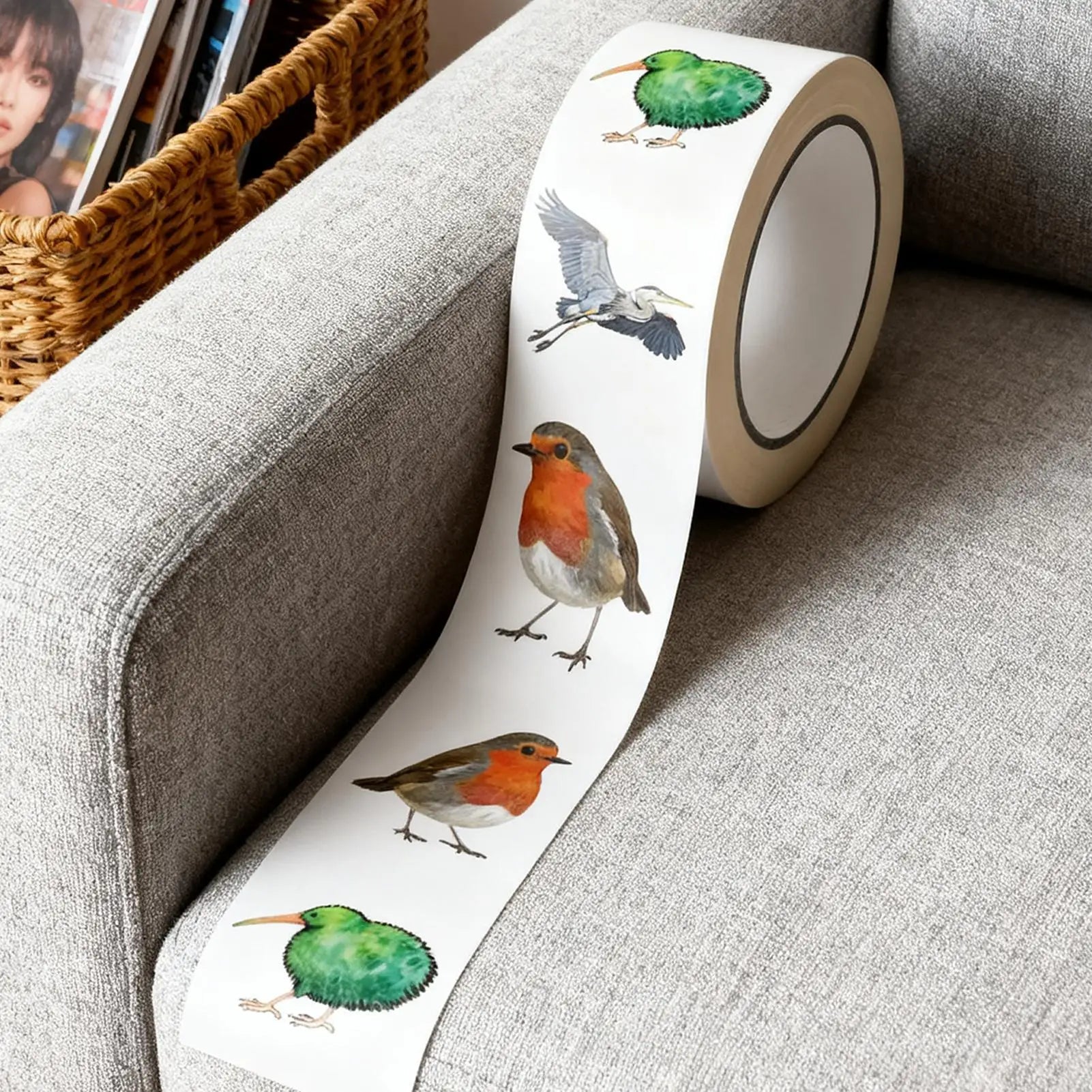 Stickers 500Pcs Cute Colored Birds Cartoon Graffiti Stickers DIY Phone Guitar Laptop Notebook Suitcase Waterproof Stickers Oasis Select