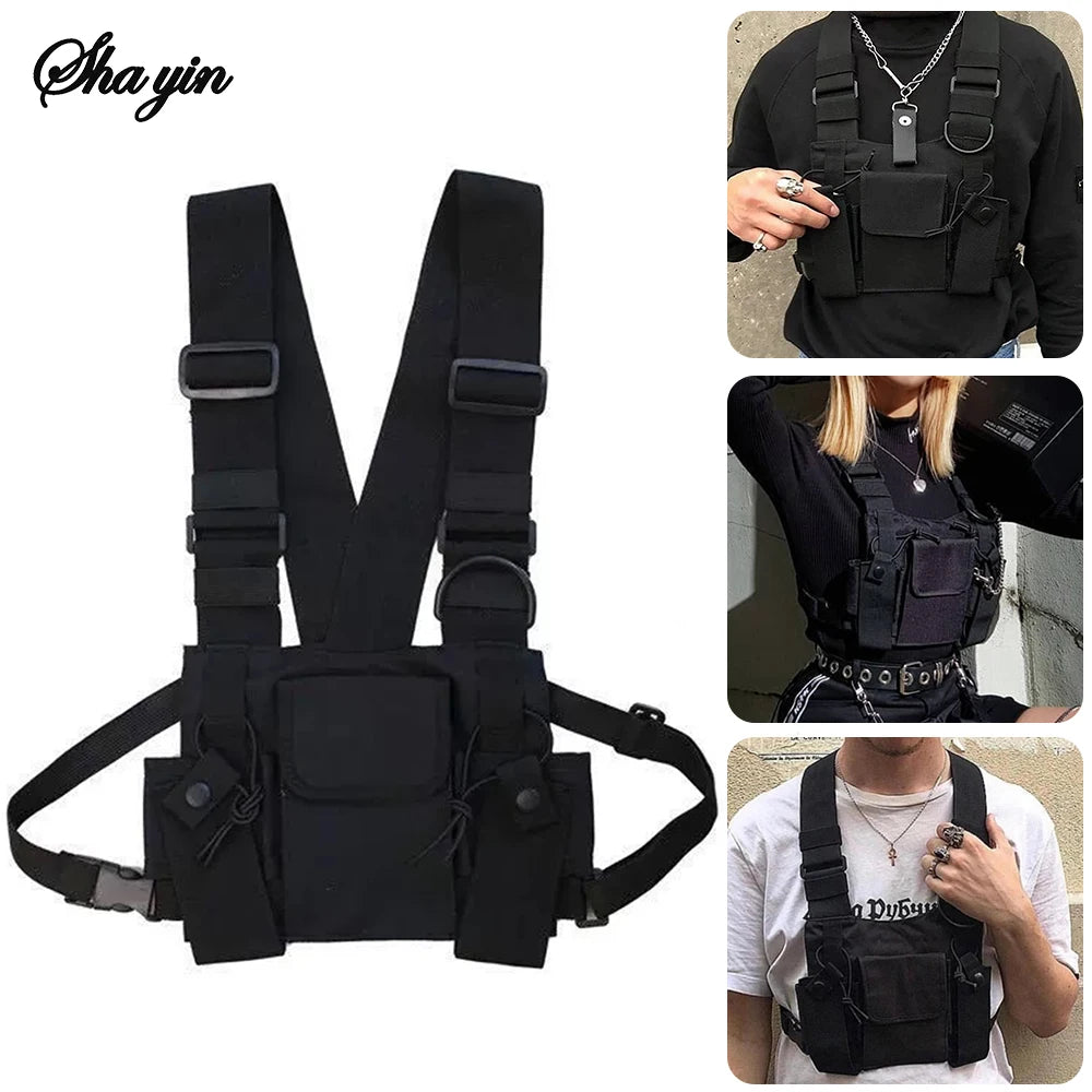 Tactical Chest Rig Bag – Unisex Hip Hop Streetwear Waist Pack