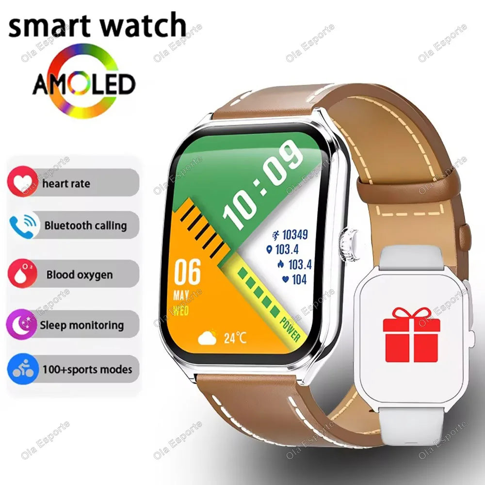 Ola Esporte HW12 1.96" AMOLED Smartwatch | BT Call & Fitness