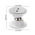 Silicone Door Suck Hotel Household Strong Magnetic Strong Mute Door Touch Silicone Anti-collision Door Stall Door Stopper Oasis Select MDX-white