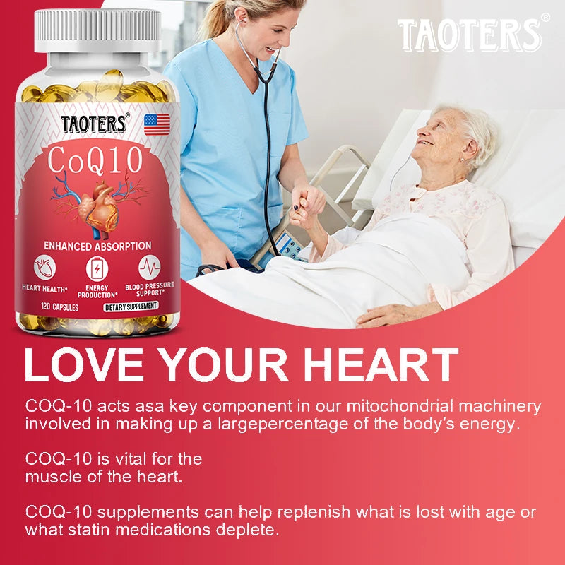 CoQ10 400mg Capsules – Antioxidant & Heart Energy Support