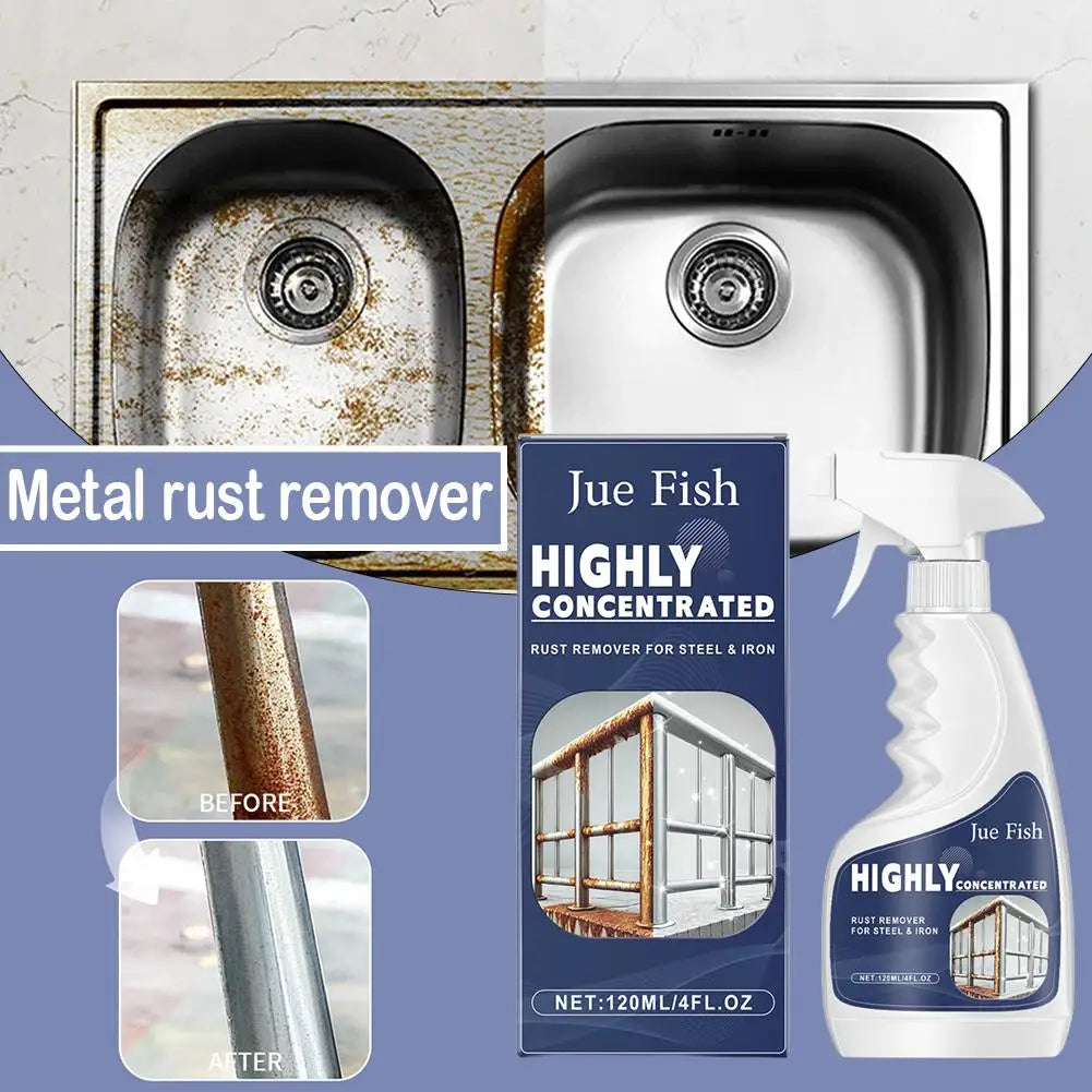 Multi-purpose Heavy-Duty Metal Rust Remover Rust Inhibitor Derusting Spray Powerful Metal Rust Remover Car Maintenance Oasis Select