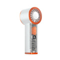 Transparent Mecha Semiconductor Cooling Fan 100 Speed 2000mAh Cold Compress Brushless Motor LED Light Portable Handheld Fan Oasis Select A