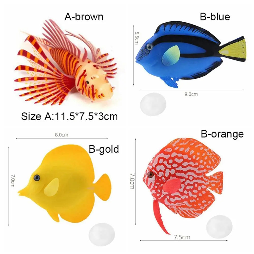 Artificial Lionfish Silicone Aquarium Ornament | Fish Tank Decor