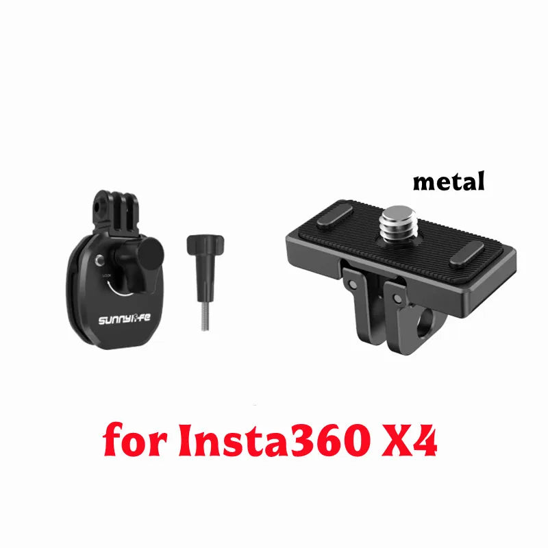Motorcycle Windshield Mount for Insta360, GoPro & DJI Action