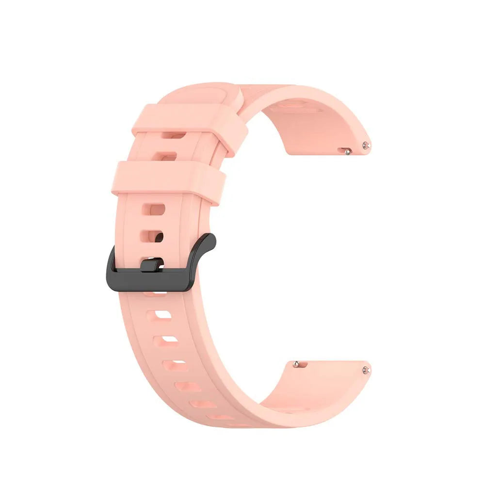 Silicone Watch Strap 20mm 22mm – Amazfit GTR GTS Bip Samsung Garmin Smartwatch Band Oasis Select Pink 47MM