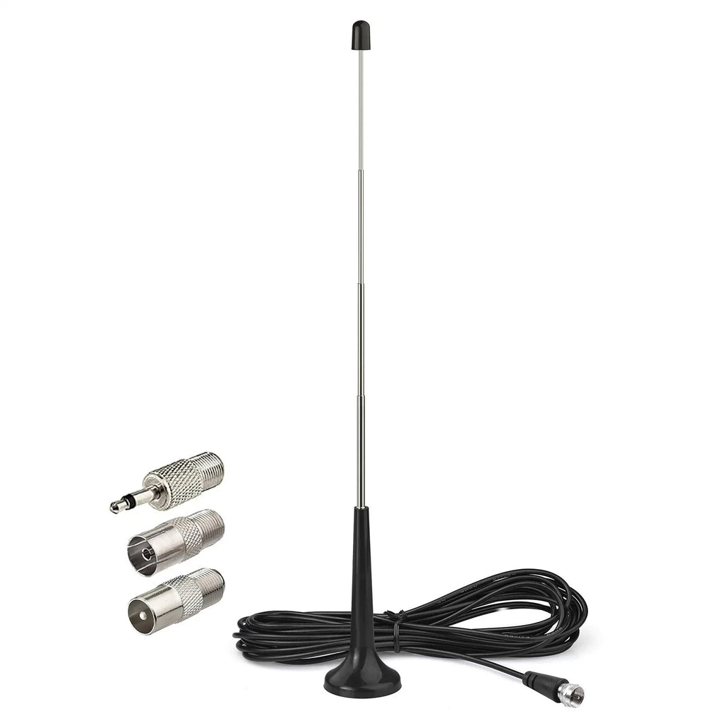 Indoor high-gain metal sucker rod radio antenna digital signal intensifier F connection adapter Oasis Select